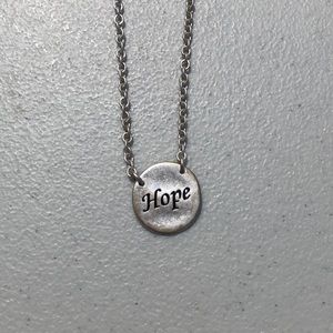 Parkland Hope silver necklace